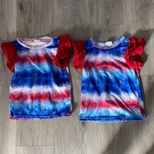 Twin Set - 3t - red white and blue